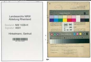 Entnazifizierung Gertrud Hinkelmann , geb. 13.04.1908 (Lehrerin)