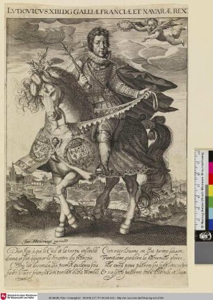 LUDOVICUS. XIII. D.G. GALLIEAE.FRANCIAE.ET.NAVARAE.REX.