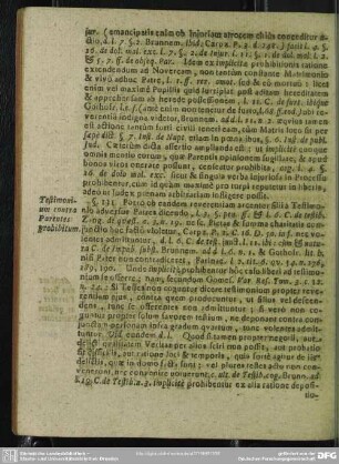 §. 131. Testimonium contra Parentes prohibitum