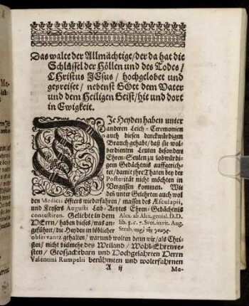 [Christliche Leichpredigt.]
