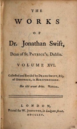 The works of Jonathan Swift, 16