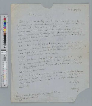 Brief an Franz Brendel