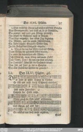 Der XLVI. Psalm. 46.