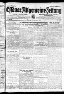 Essener allgemeine Zeitung. 1918-1943