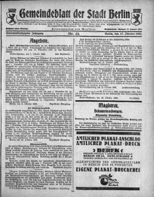 1926,42: Nr. 42, 17. Oktober 1926