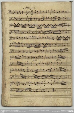 35. Graun, Johann Gottlieb, Sinfonien, GraunWV A:XII:14 