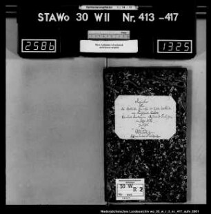 Zivilstandsregister Kalme (Kanton Remlingen)
