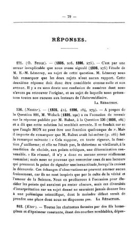 Réponses.