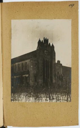 Kloster Chorin: Ansicht (aus: Skizzen- und Fotoalbum 7)