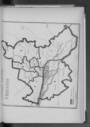 Wahlkreise in der Hansestadt Hamburg