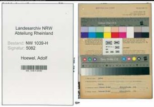 Entnazifizierung Adolf Hoewel , geb. 02.07.1903 (Konstrukteur)