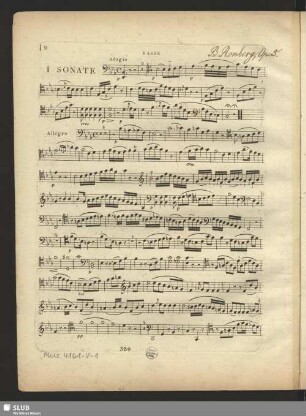I. Sonate