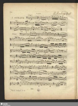 I. Sonate