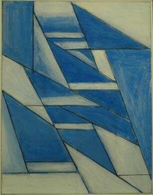 Zeichnung mit Hellblau
