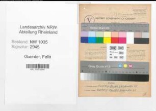 Entnazifizierung Felix Guenter , geb. 11.05.1899 (Koksmeister)