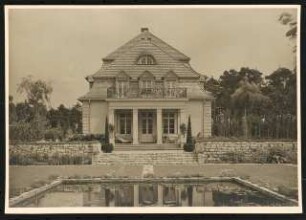 Landhaus Dr. Wolfgang Huck, Berlin-Dahlem: Schmalseite