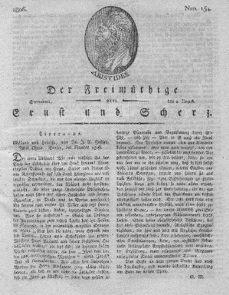 Nro. 154, Sonnabend den 2. August 1806
