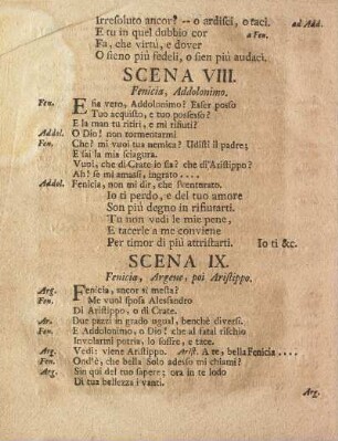 Scena VIII. / Achter Auftritt