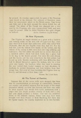 40. The Terror of Famine.