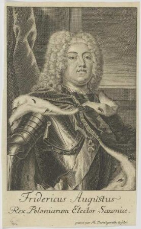 Bildnis des Fridericus Augustus, Rex Poloniarum