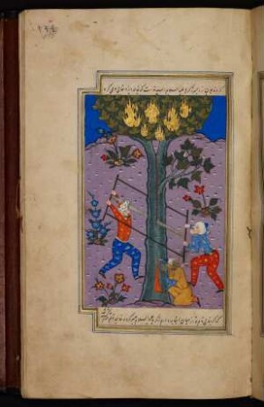 Illustration: Martyrium des Propheten Zakarīyā (Zacharias)