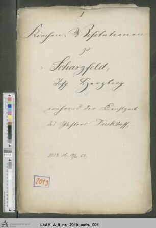 Scharzfeld: Visitationsakten