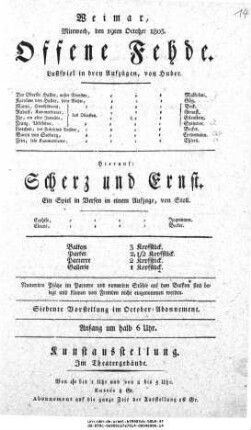 Scherz und Ernst
