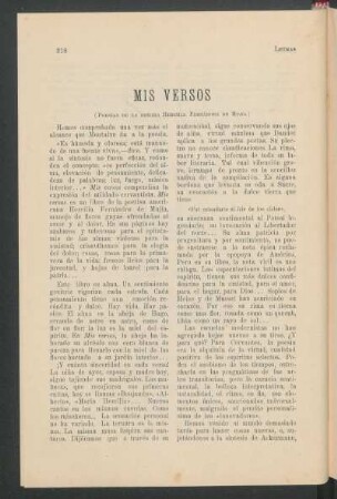 Mis versos