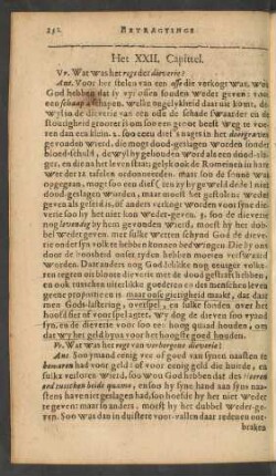 Het XXII. Capittel