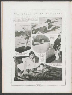 Mlle. Cocéa en la intimidad - [Ilustración]