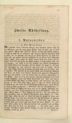 Zweite Abtheilung