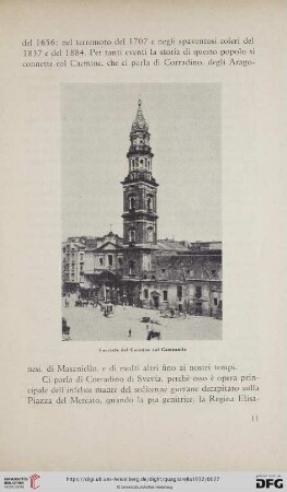 Facciata del Carmine col Campanile