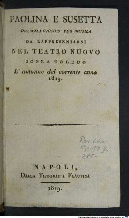 Paolina e Susetta