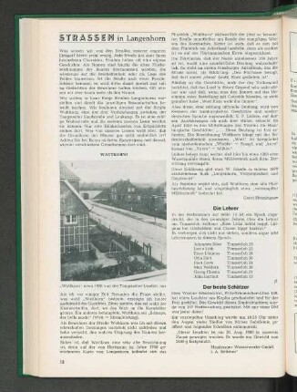 Strassen in Langenhorn