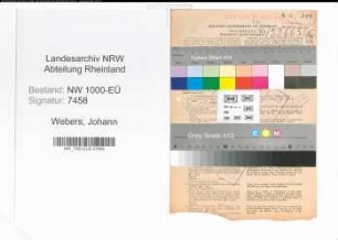 Entnazifizierung Johann Webers, geb. 27.12.1897 (Polizeibeamter)