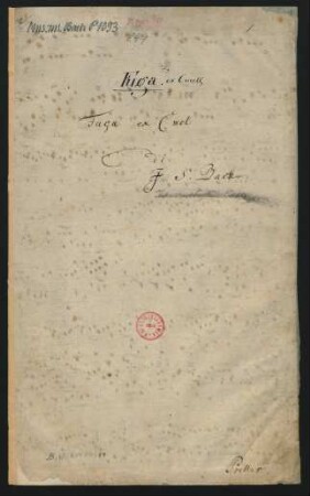 Fugen; org; c-Moll; BWV 574