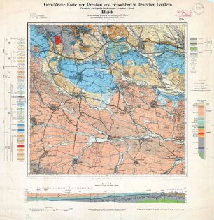 2524 [4429] Ellrich, Geologische Karte von Preußen und benachbarten deutschen Ländern