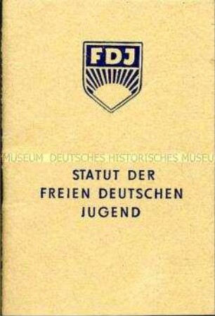 Statut der FDJ in der Fassung von 1955