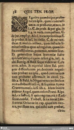Quis Teneatur Probare Negativam, & quibus modis