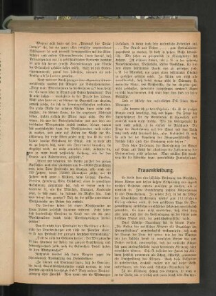 Frauenkleidung.