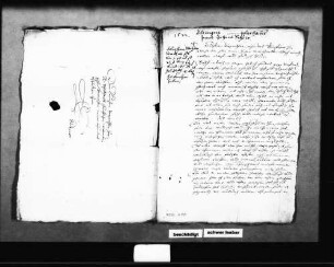 Schreiben von Chrysostomus Vischer, Pfarrer in Altingen, 7. Juni 1622; Schreiben von Johann Gaisser aus Tübingen, Pfleger in Roseck, 29. August 1622