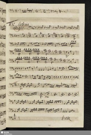 1072. Sinfonia aus L'innocente Fortunata / Paisiello, G.