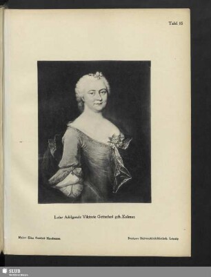 Luise Adelgrunde Viktorie Gottsched geb. Kulmus