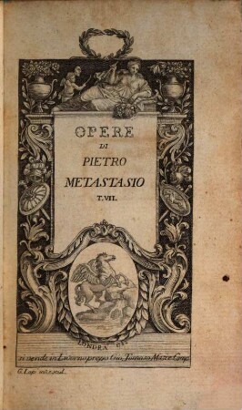Opere del Abate Pietro Metastasio, 7