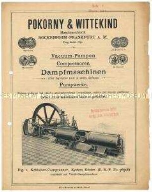 Pumpen, Kompressoren und Dampfmaschinen