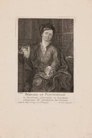 Bildnis des Bernard de Fontenelle