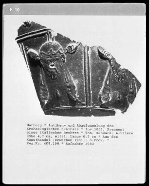 Fragment eines italischen Bechers
