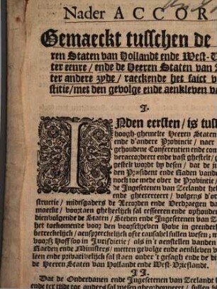 Nader Accord, Gemaeckt tusschen de Heeren Staten van Hollandt ende West-Vrieslandt ter eenre ende de Heeren Staten van Zeelandt ter andere Zyde, raeckende het faict vande Justitie, met den gevolge ende aenkleven van dien