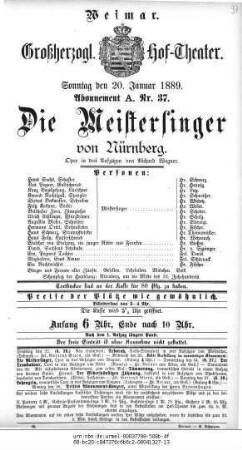 Die Meistersinger von Nürnberg