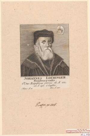 Johannes Lochinger, Nürnberger, Ratskonsulent; gest. 1395